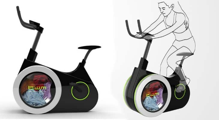 Faites de l'exercice et lavez votre linge avec cet incroyable vélo écologique