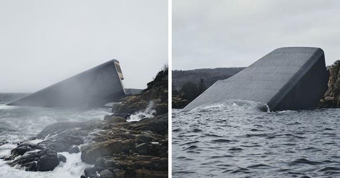 Un restaurant sous-marin a été achevé en Norvège et il semble hors de ce monde