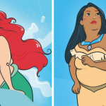 Voici à quoi ressembleraient ces 17 héroïnes Disney grande taille, pour montrer les différents types de beauté.